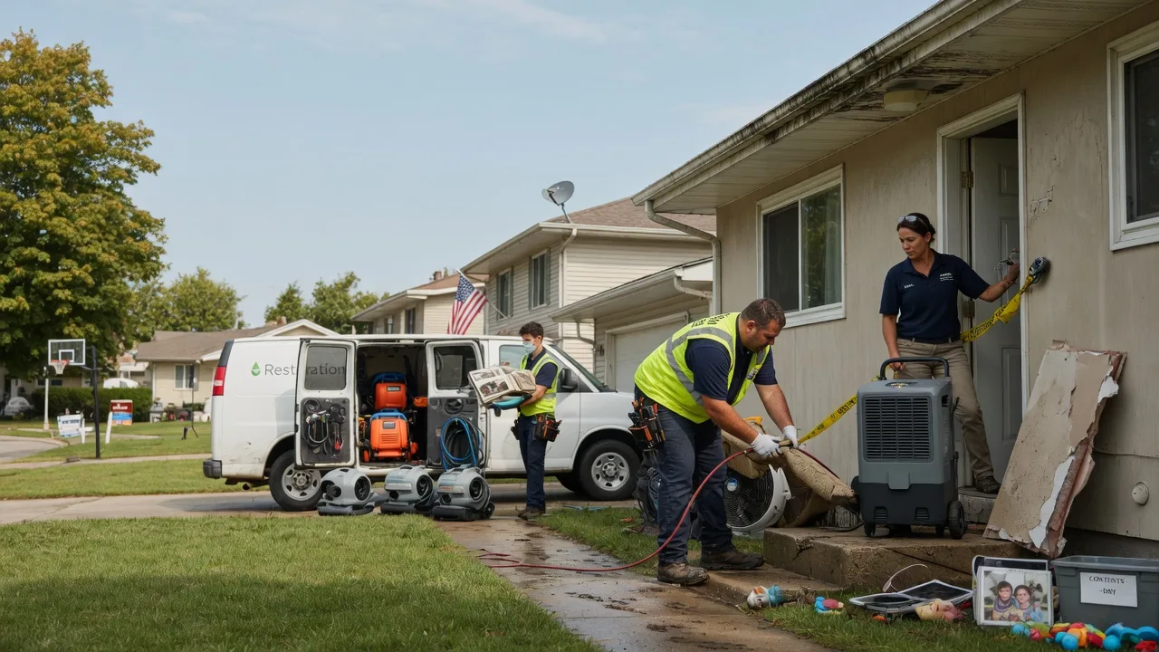 Water Damage Restoration in Highspire, PA near me
